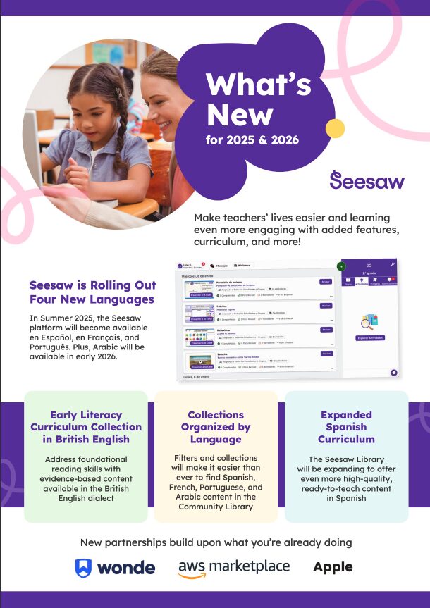 What's New in Seesaw Preview